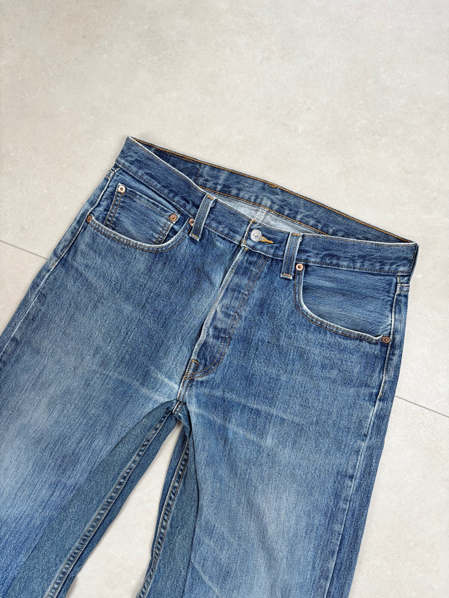 Levi's 501 Baggy Flared Jeans (Custom) · W33