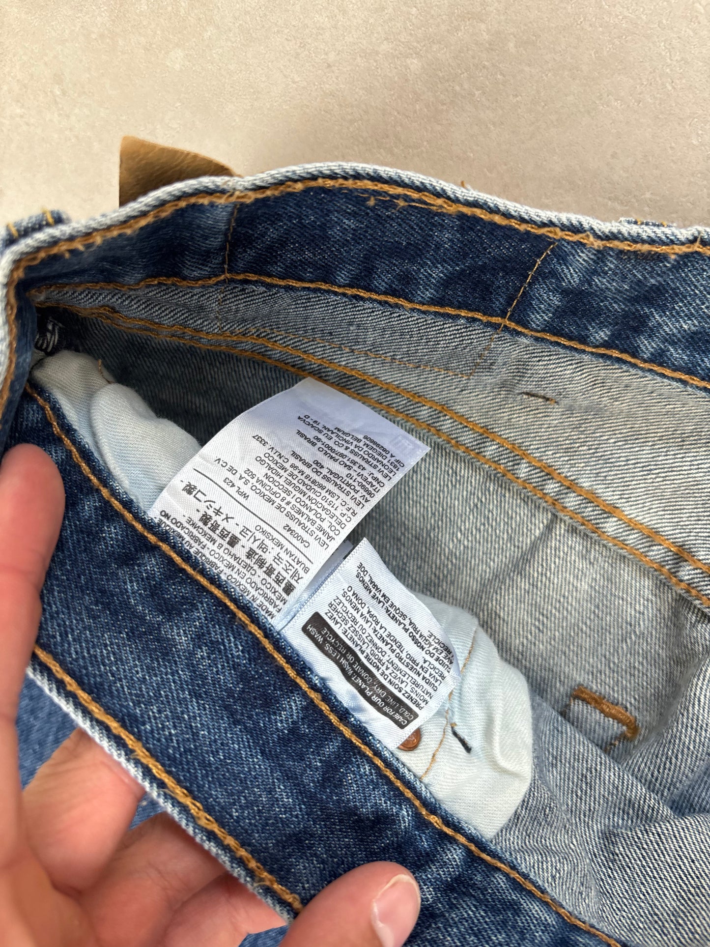 Levi's 501 Baggy Flared Jeans (Custom) · W38