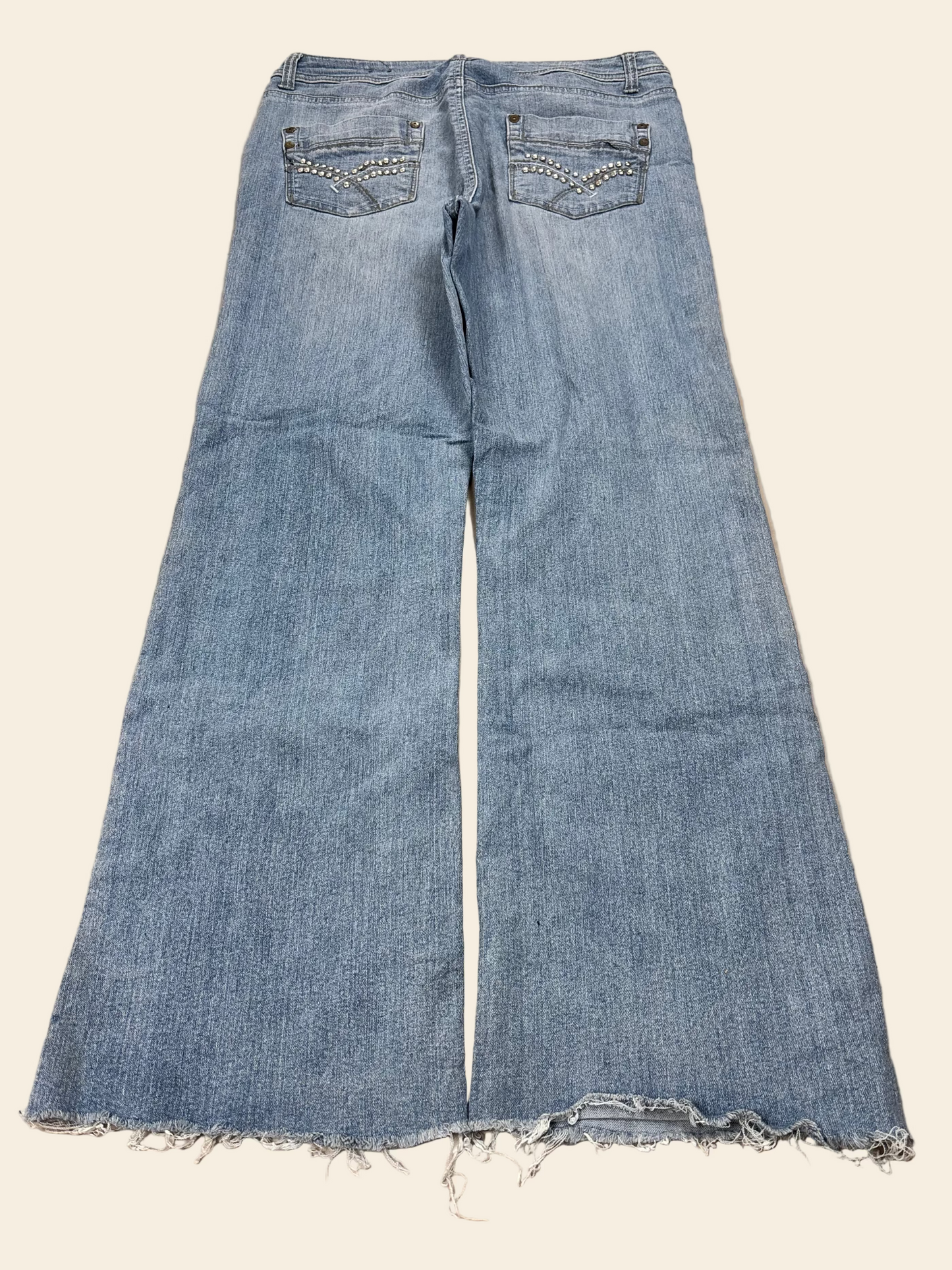 2000s Vintage Mid Waist Flared Jeans · M