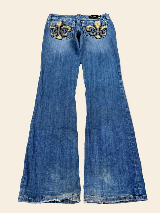 Miss Me Low Waist Flare Bootcut Jeans · W28