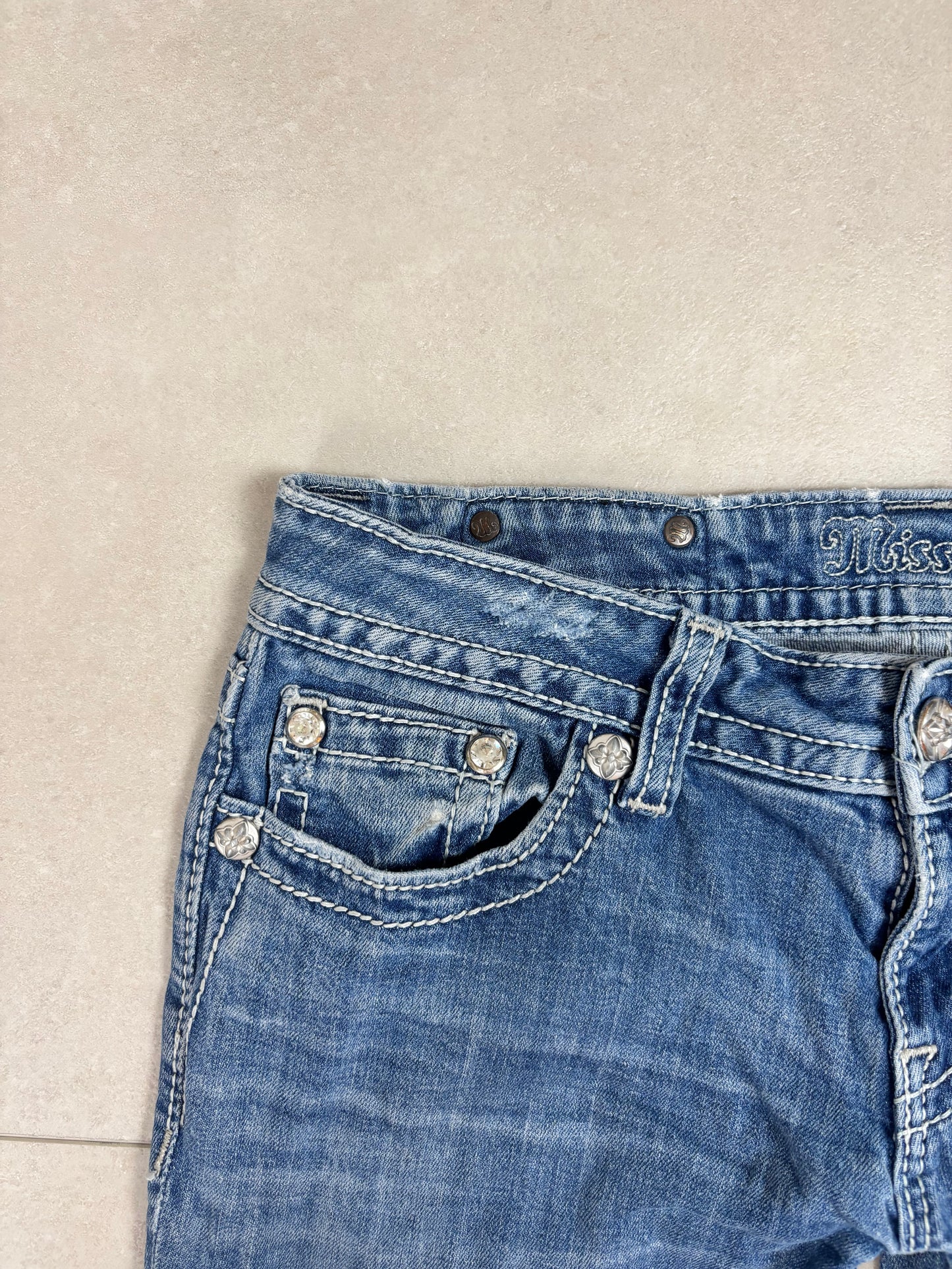 Miss Me Low Waist Flare Bootcut Jeans · W28