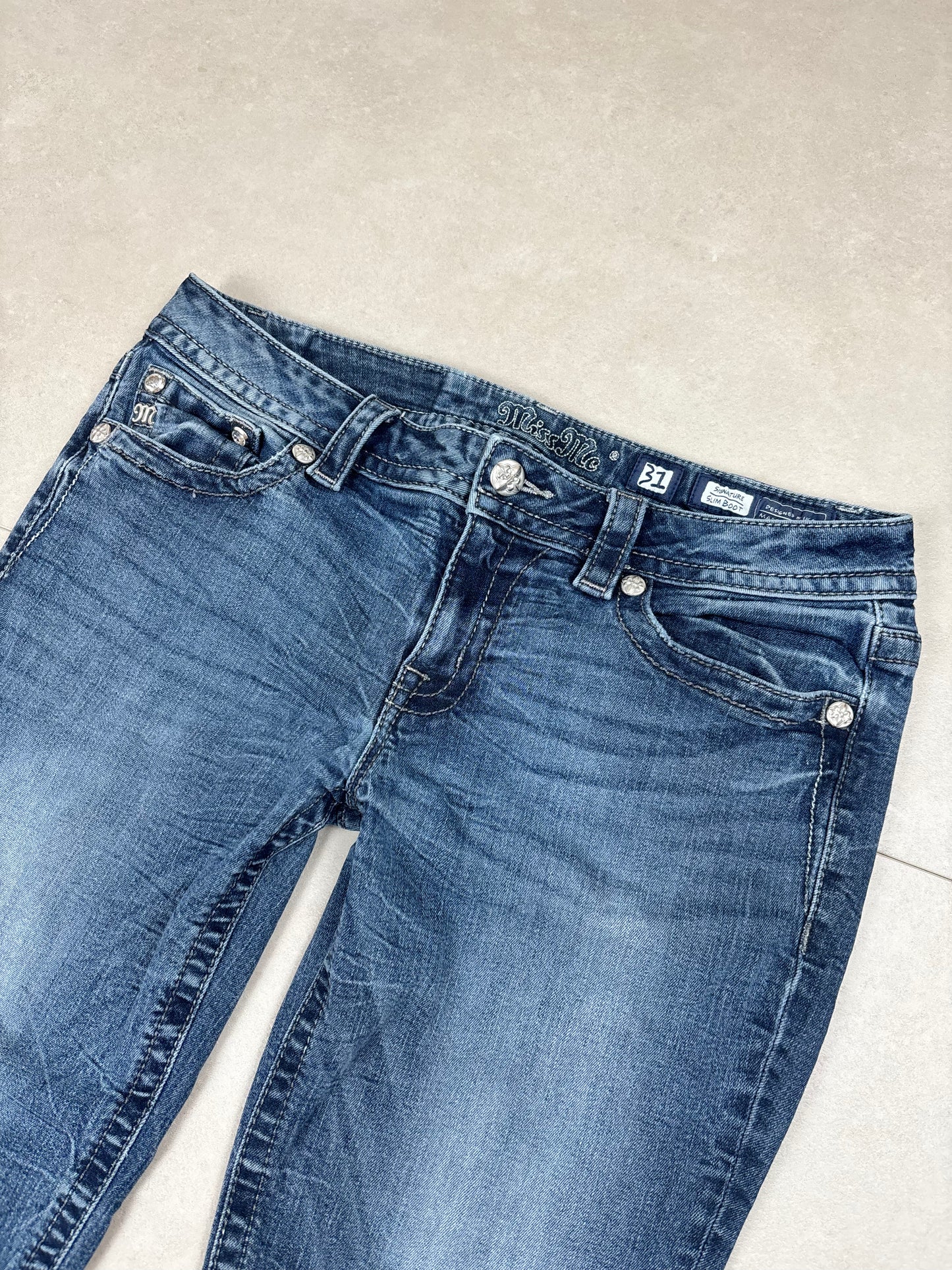 Miss Me Low Waist Flare Bootcut Jeans · W31