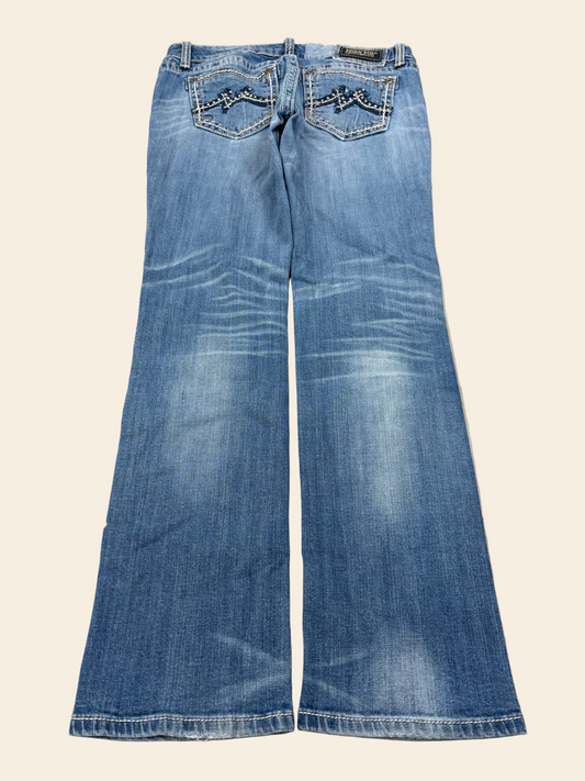 Miss Me Low Waist Straight Leg Jeans · W28