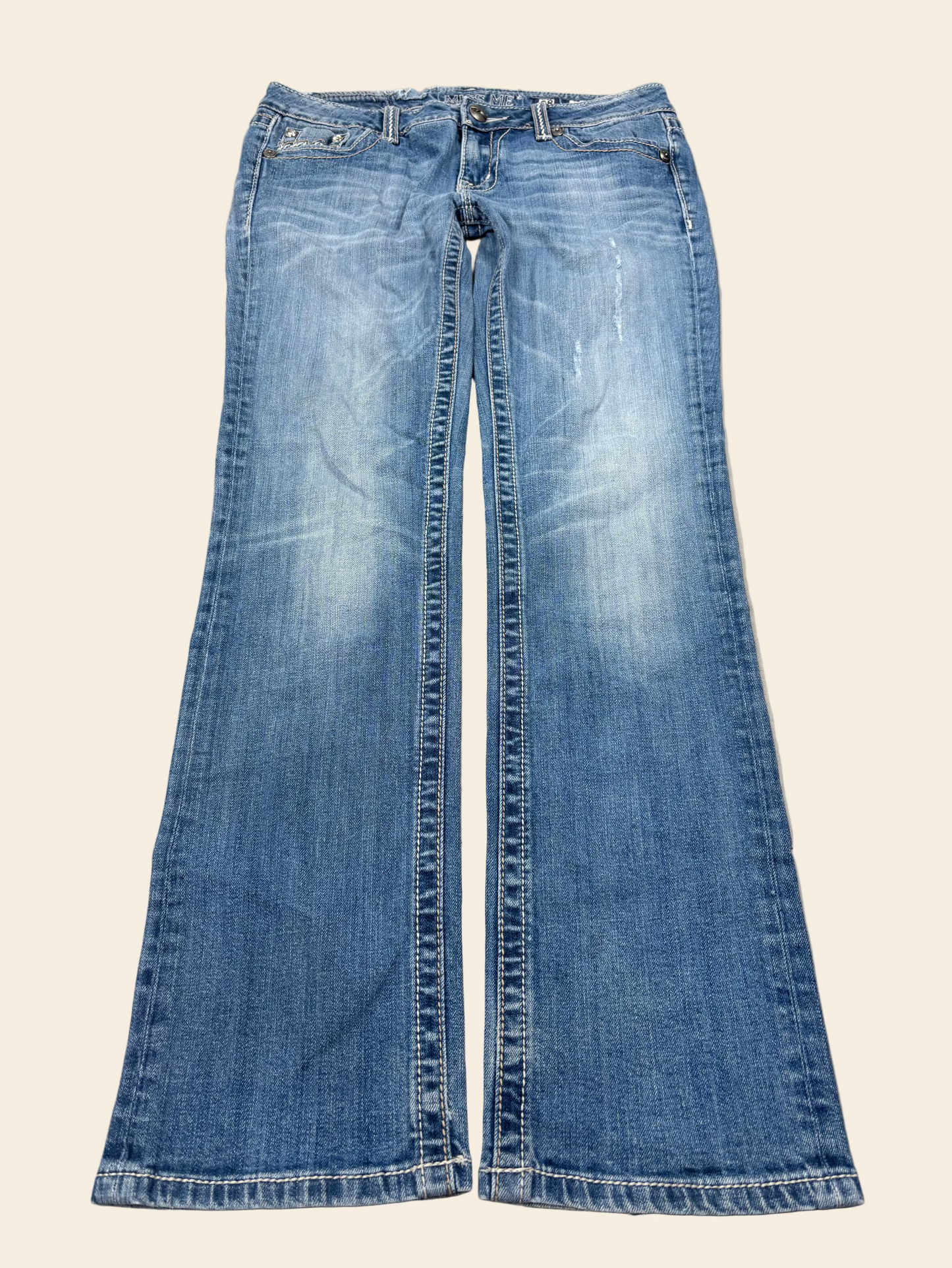 Miss Me Low Waist Straight Leg Jeans · W28