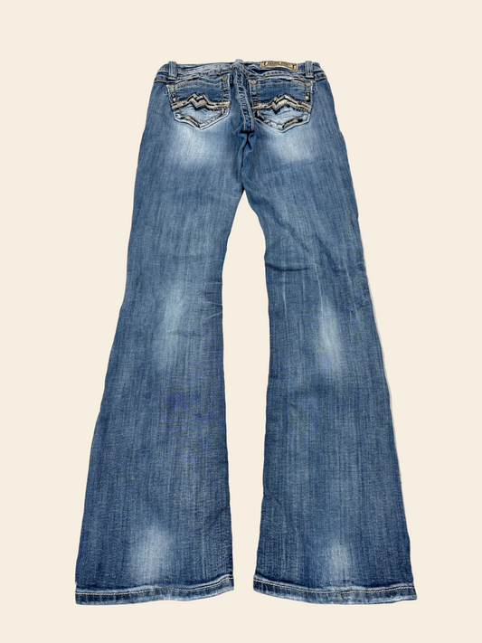 Miss Me Low Waist Flare Bootcut Jeans · W26