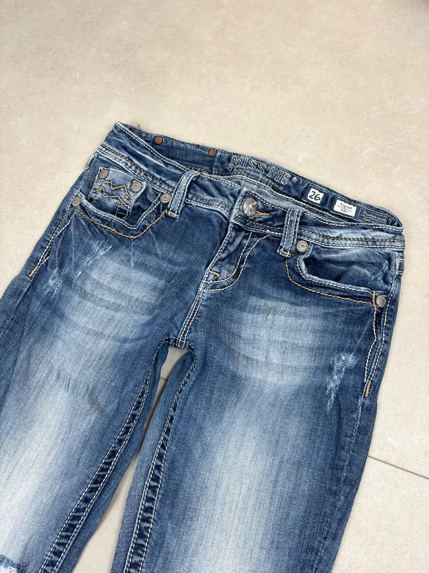 Miss Me Low Waist Flare Bootcut Jeans · W26