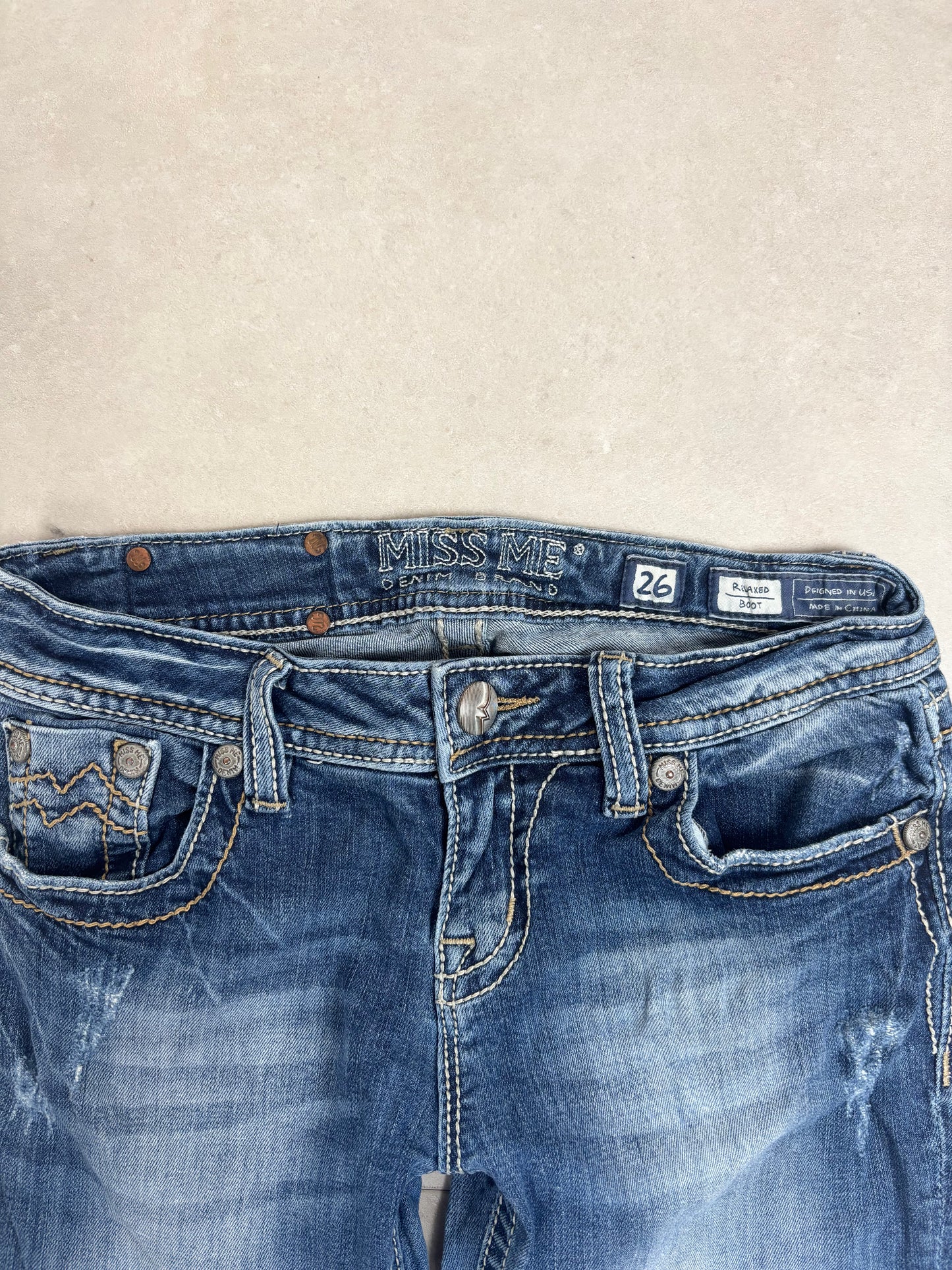 Miss Me Low Waist Flare Bootcut Jeans · W26