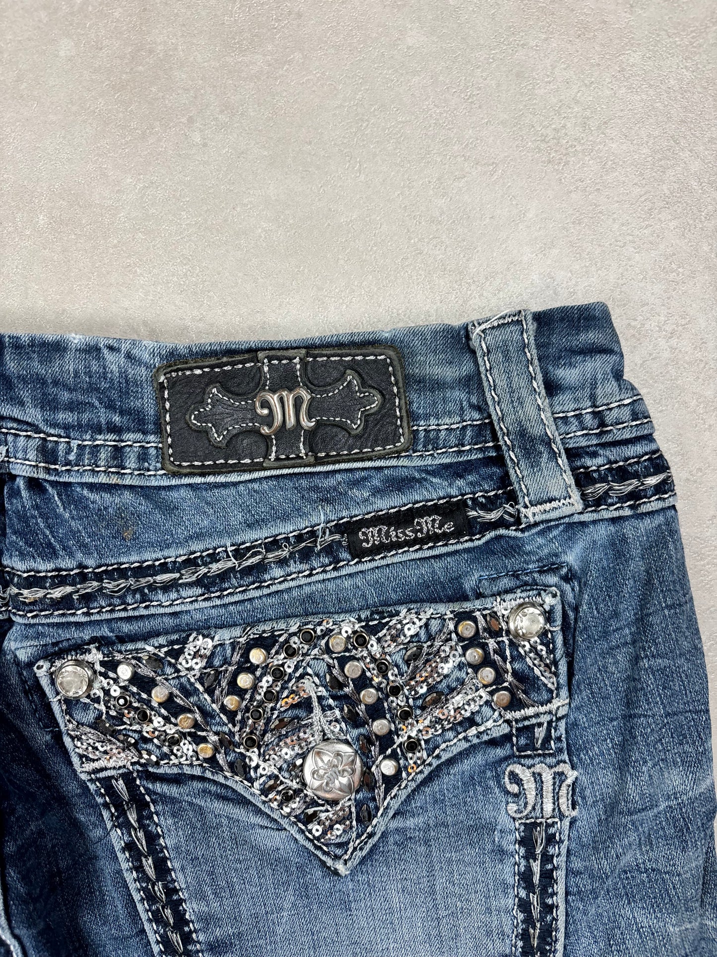 Miss Me Denim Mini Skirt · W31