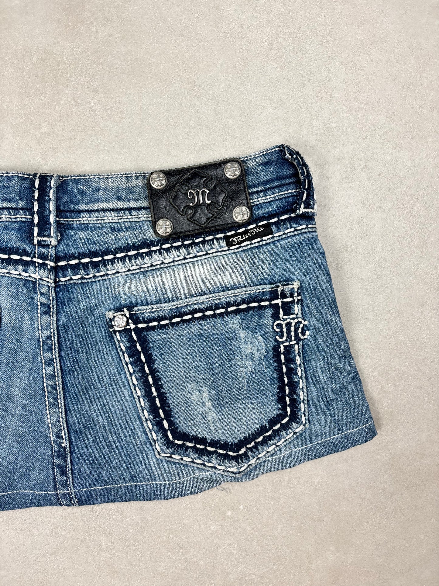 Miss Me Denim Mini Skirt · W27