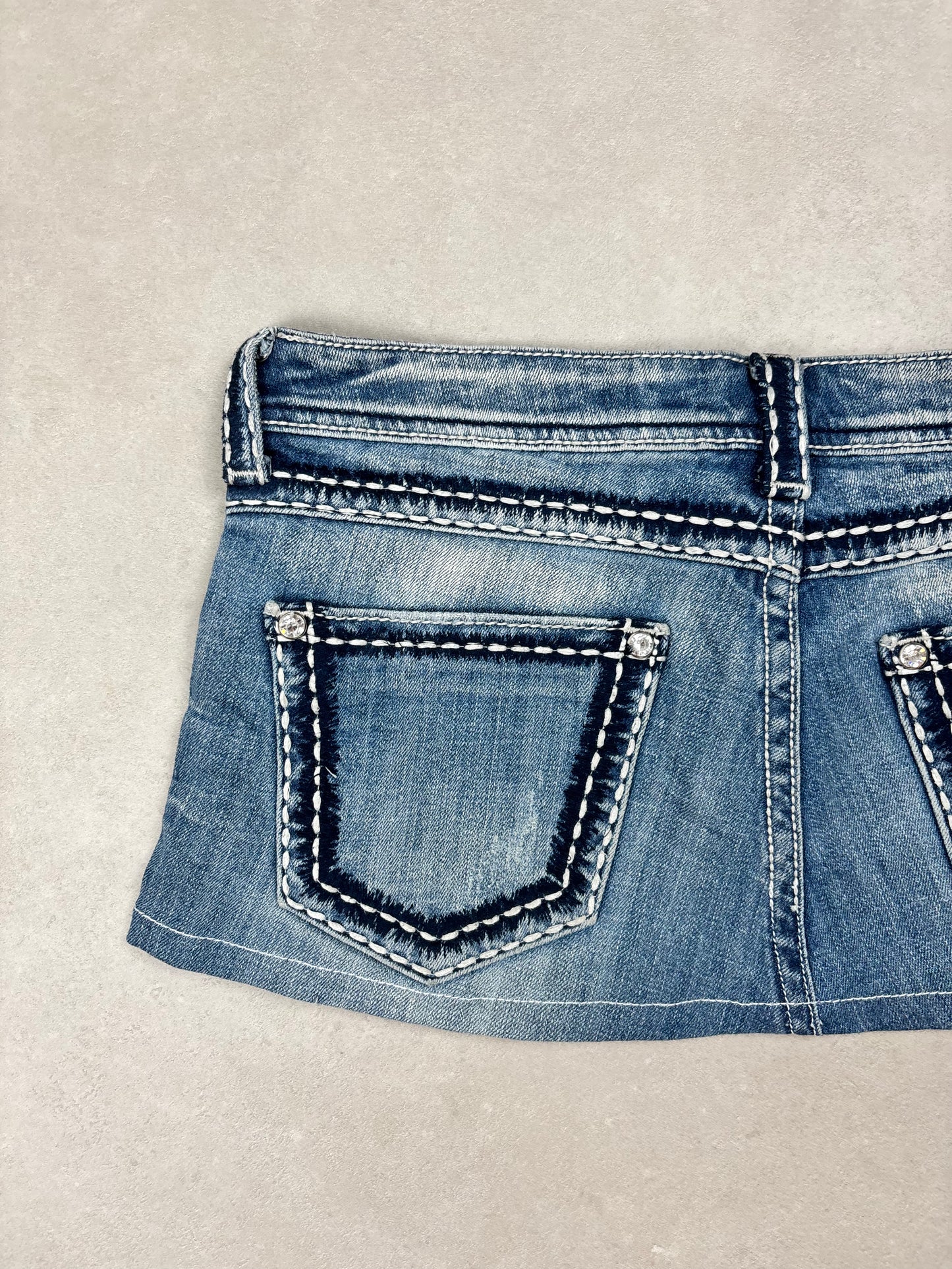 Miss Me Denim Mini Skirt · W27