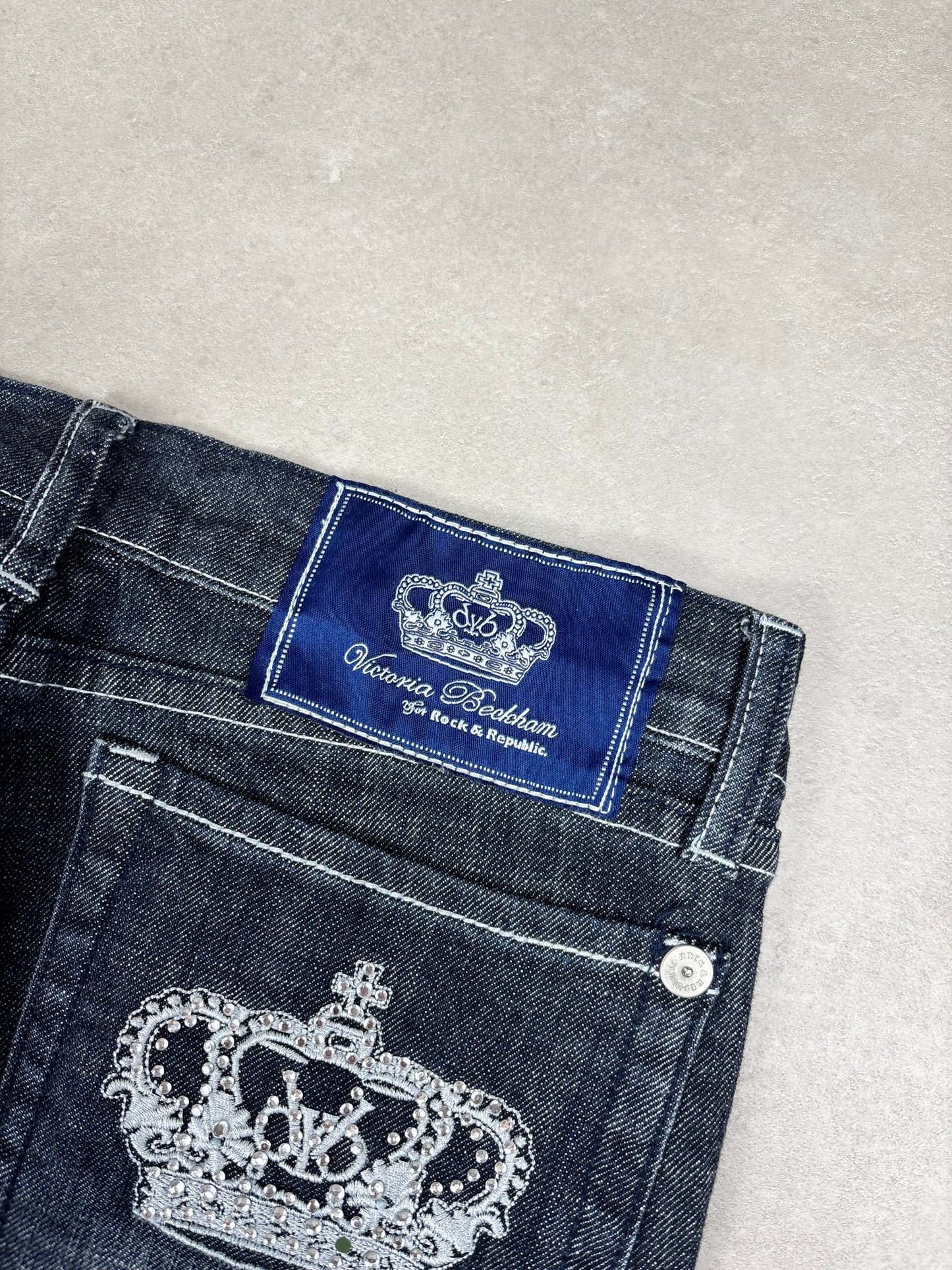 Victoria Beckham Low Waist Straight Leg Jeans · W30