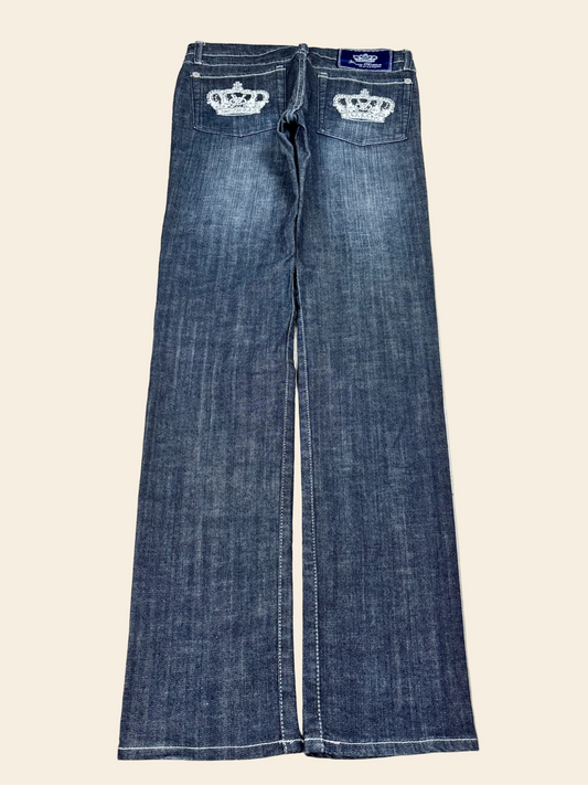Victoria Beckham Low Waist Straight Leg Jeans · W30