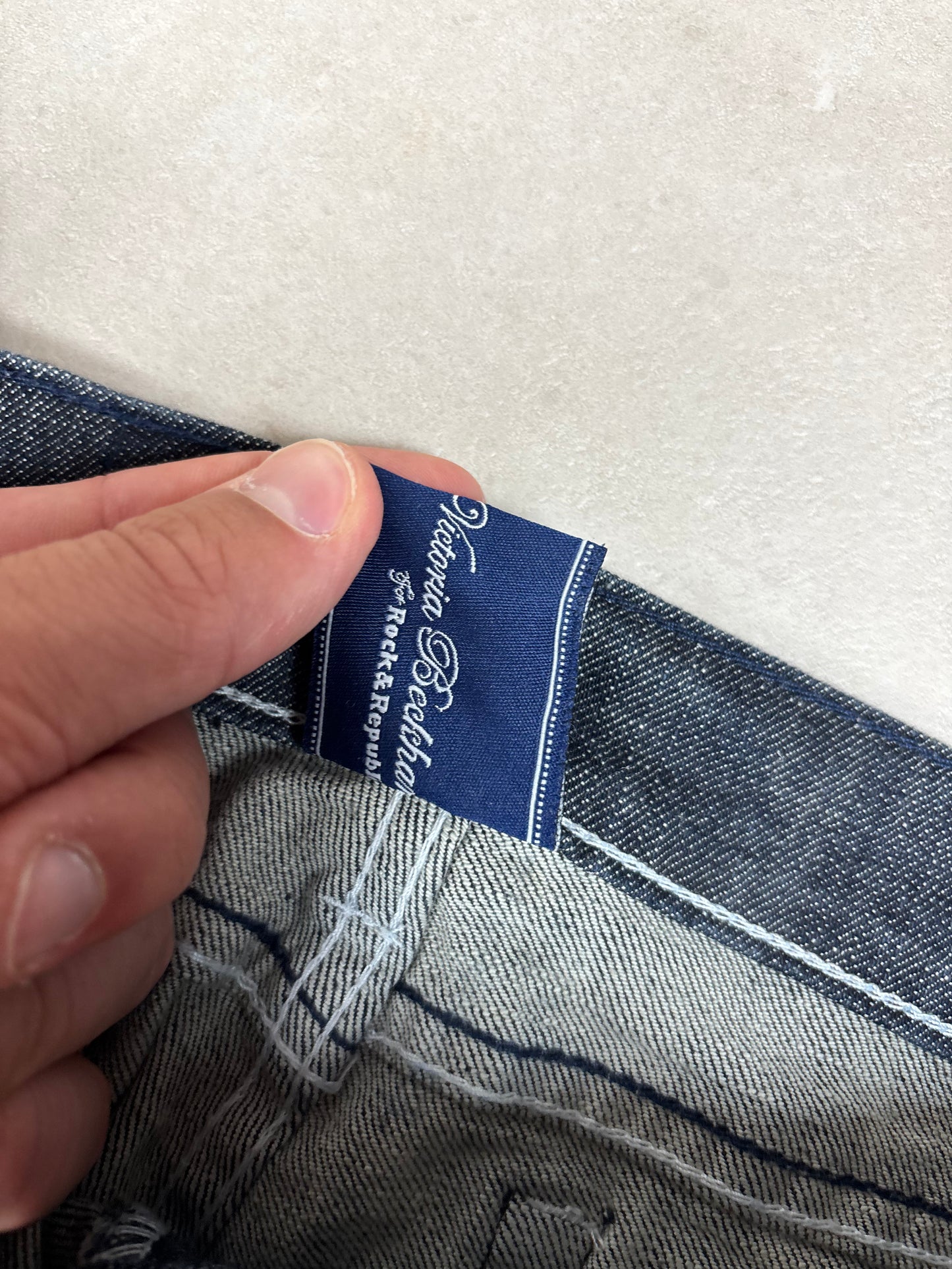 Victoria Beckham Low Waist Straight Leg Jeans · W30