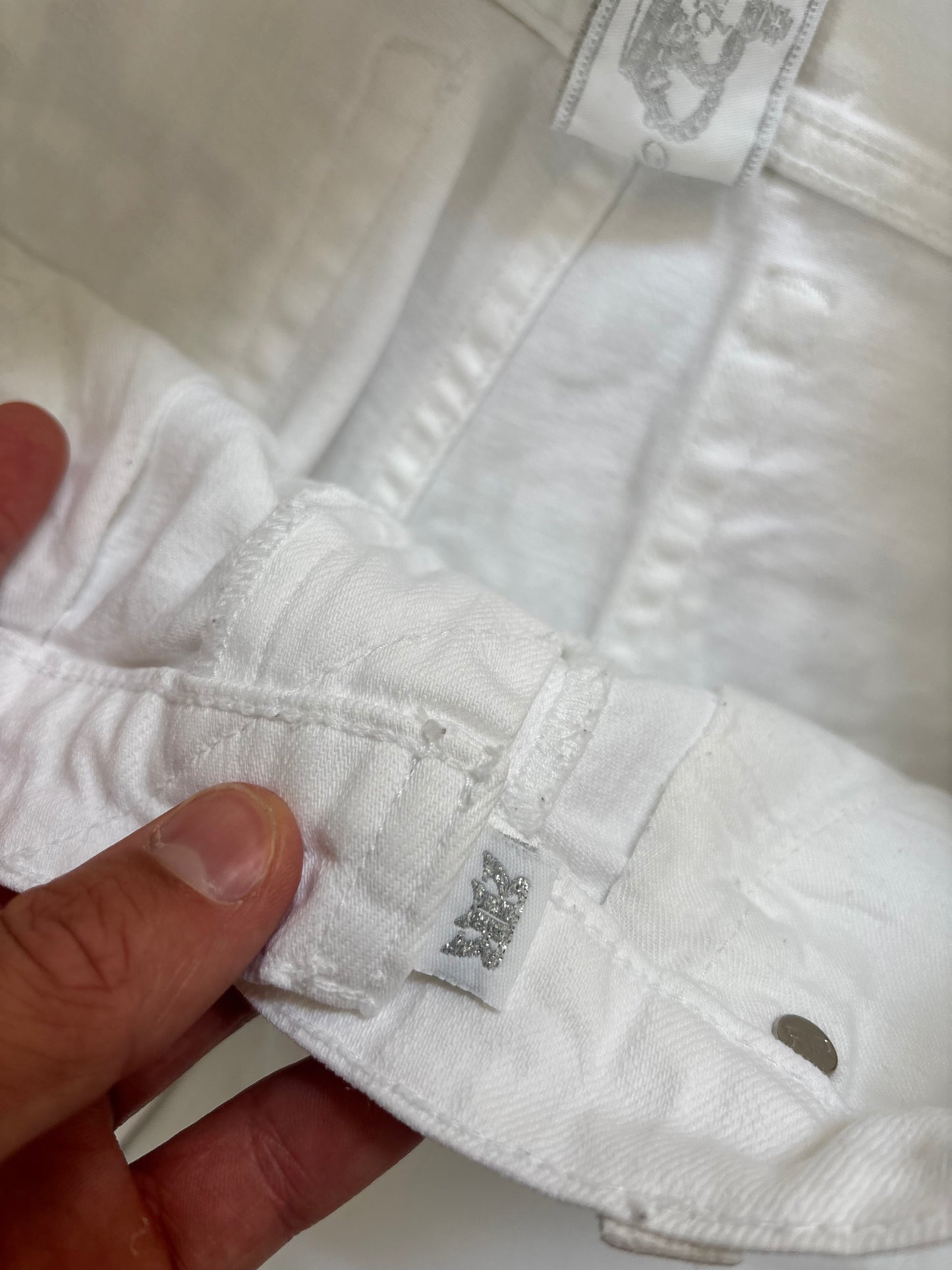 Victoria Beckham Low Waist Flared Jeans White · W26