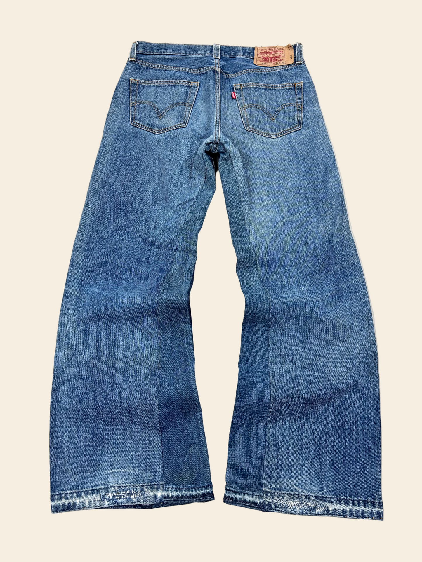 Levi's 501 Baggy Flared Jeans (Custom) · W33