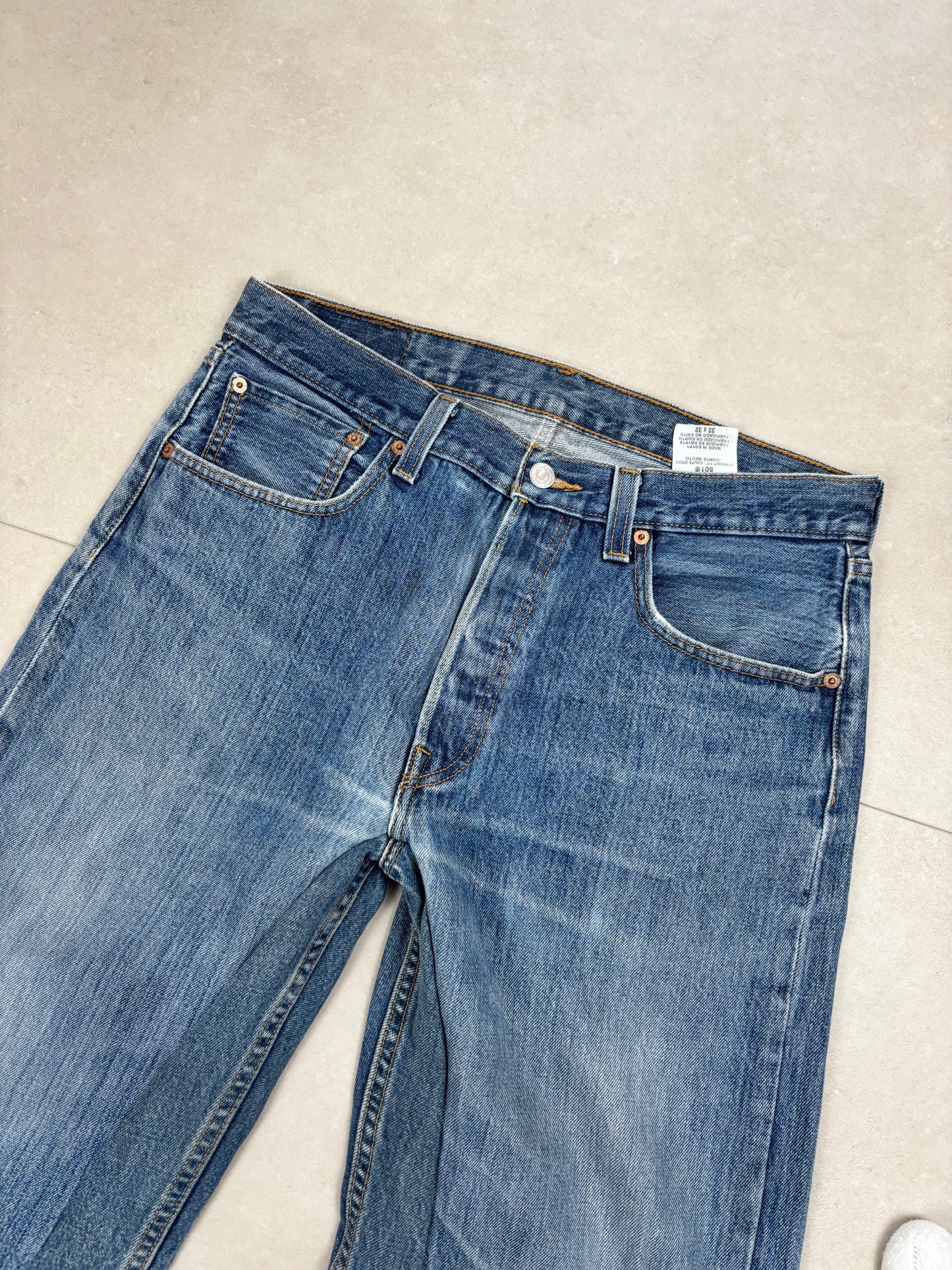 Levi's 501 Baggy Flared Jeans (Custom) · W33
