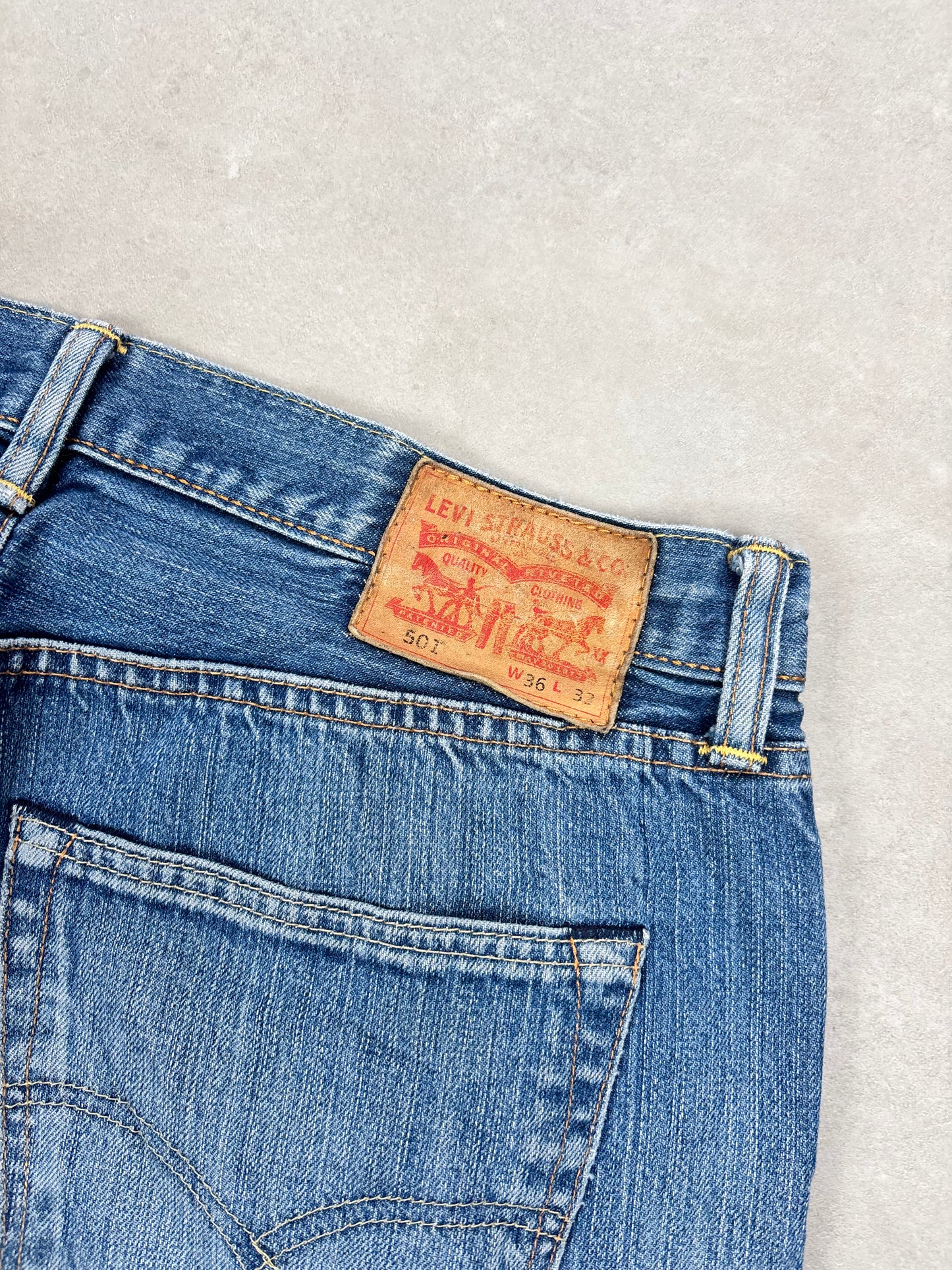 Levi's 501 Baggy Flared Jeans (Custom) · W34