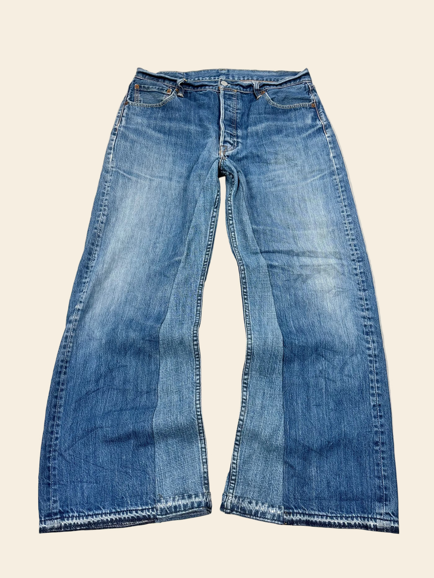 Levi's 501 Baggy Flared Jeans (Custom) · W34