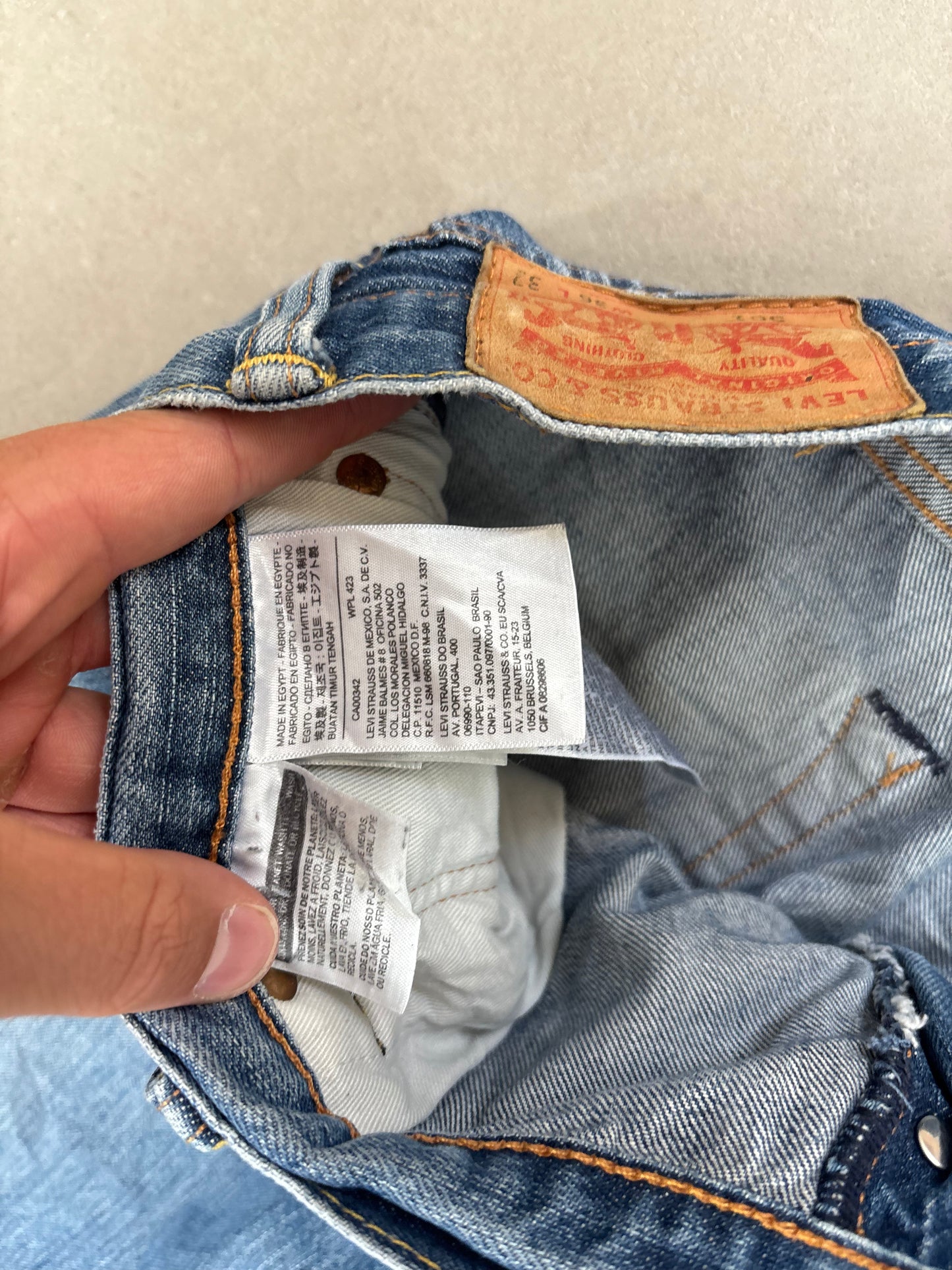 Levi's 501 Baggy Flared Jeans (Custom) · W34