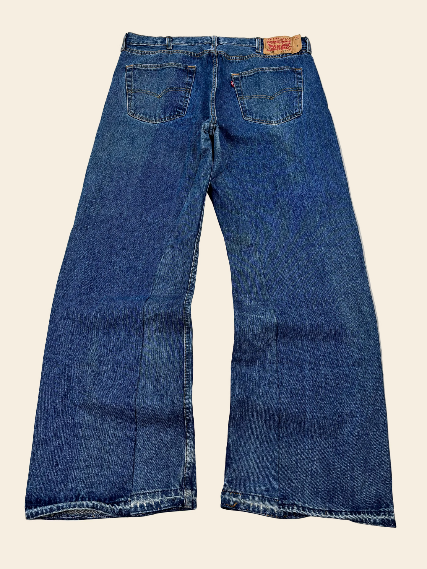 Levi's 501 Baggy Flared Jeans (Custom) · W38