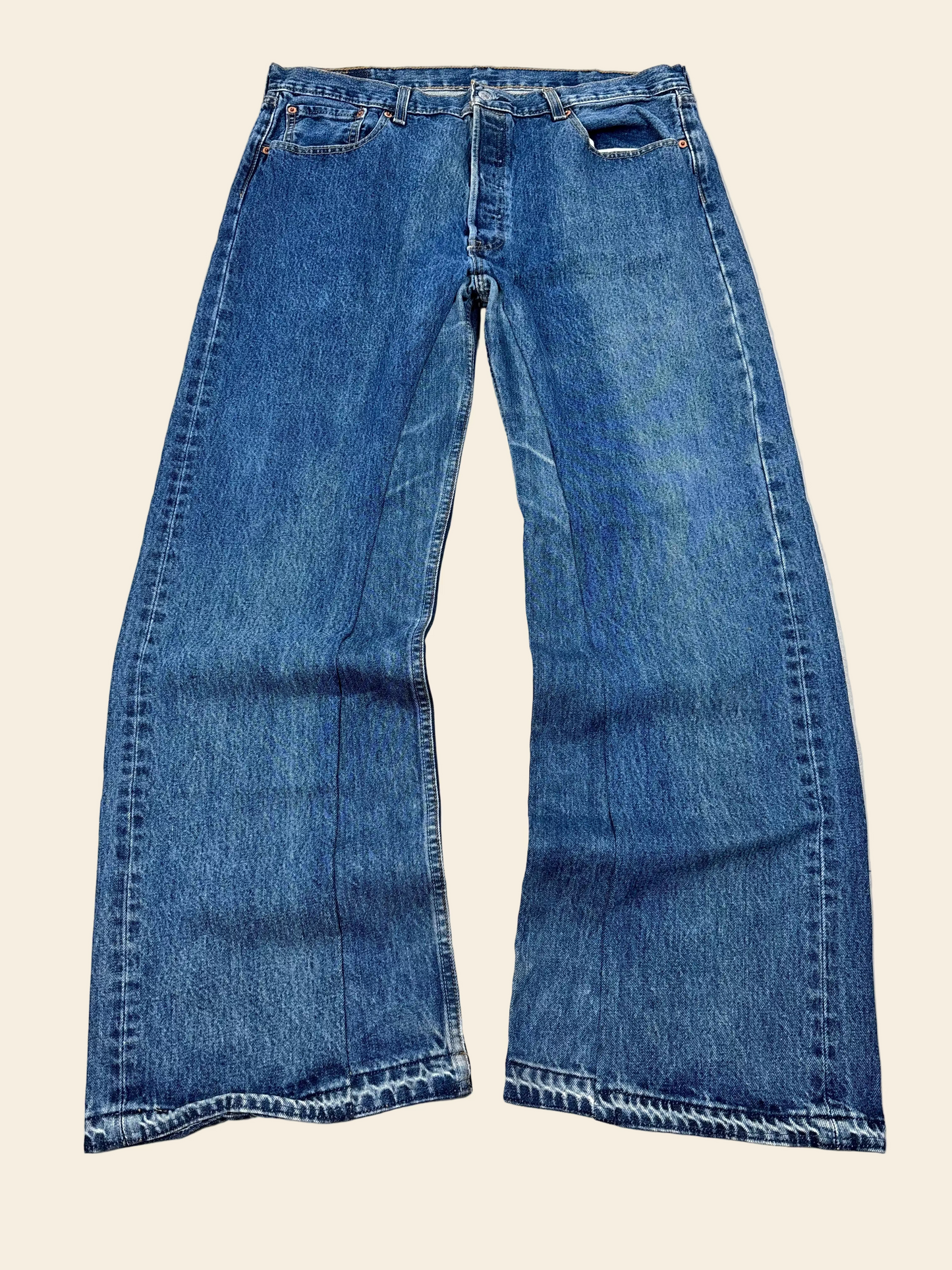 Levi's 501 Baggy Flared Jeans (Custom) · W38