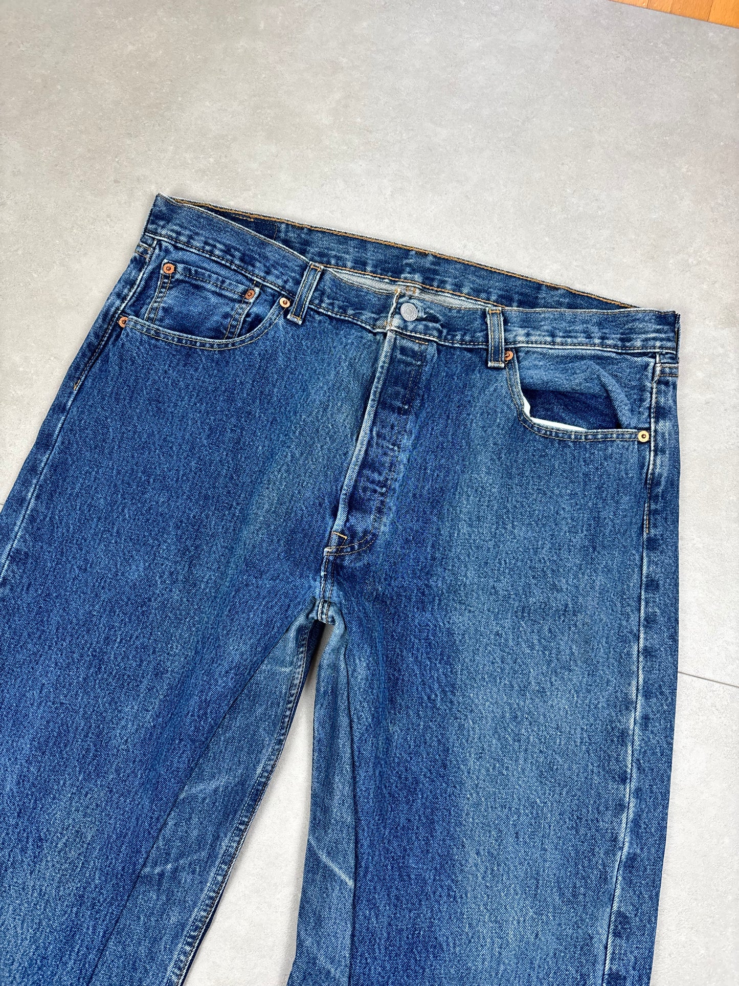 Levi's 501 Baggy Flared Jeans (Custom) · W38