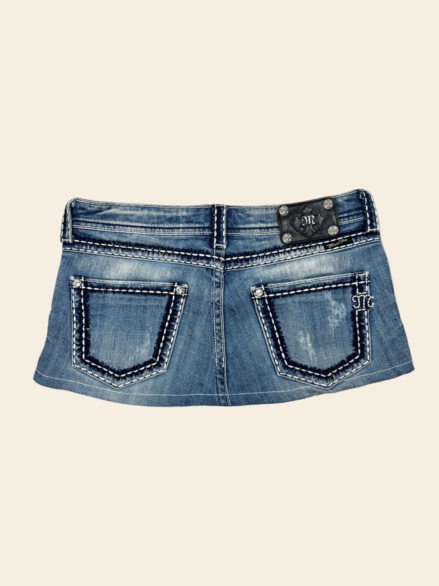 Miss Me Denim Mini Skirt · W27