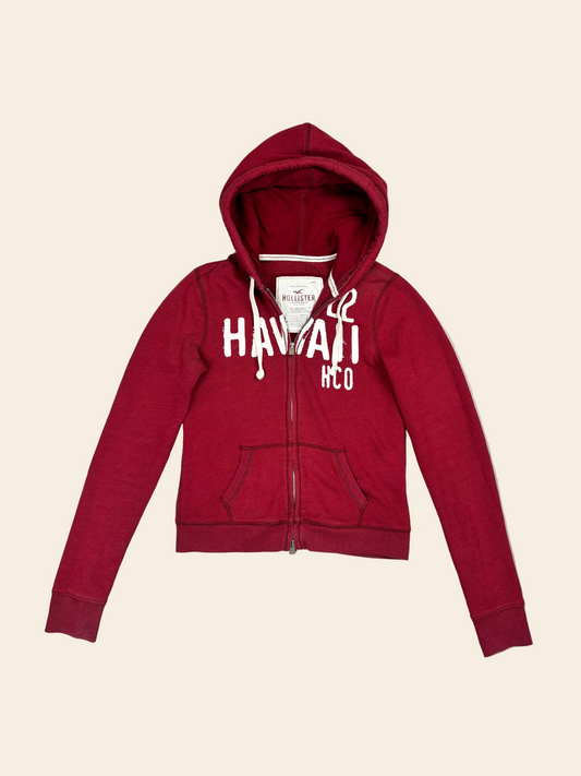 Hollister Vintage Hawaii Zipper Rot (old tag) · L
