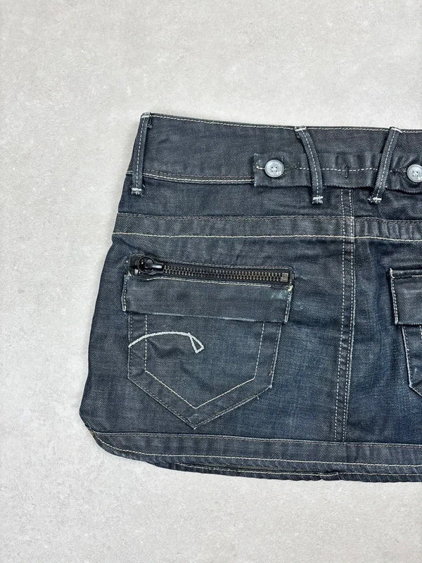 G-Star RAW Low Waist Denim Mini Skirt · W26