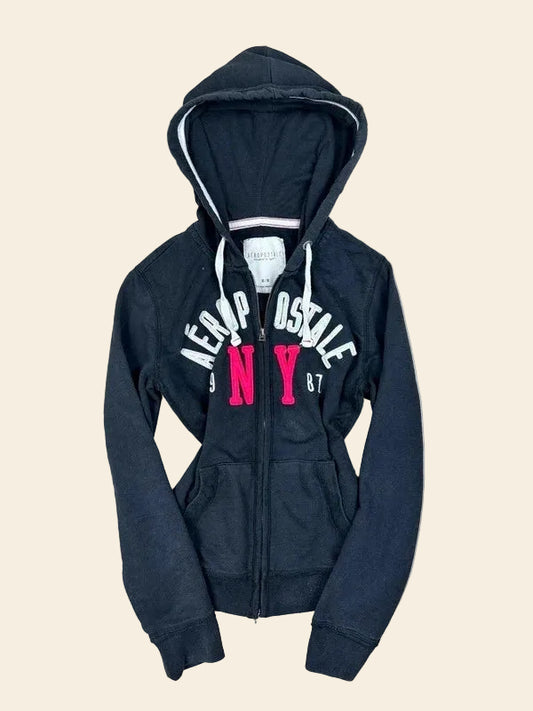 Aéropostale Zip-Hoodie Navy · M