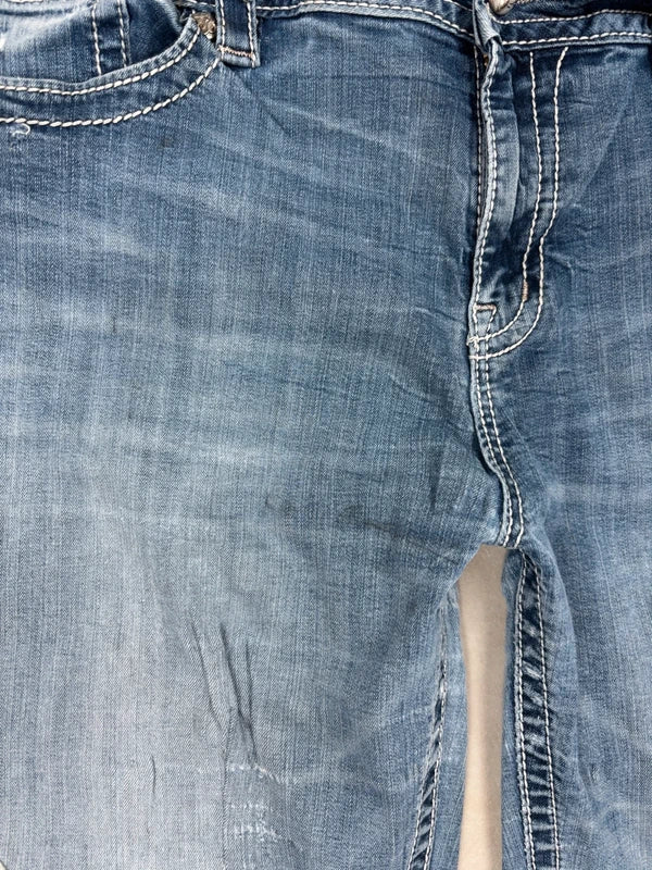 Miss Me Mid Waist Bootcut Jeans Blau · W36