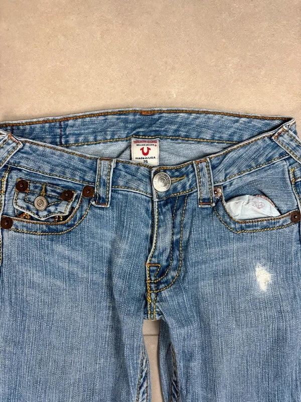 True Religion Low Waist Flare Bootcut Jeans · W25