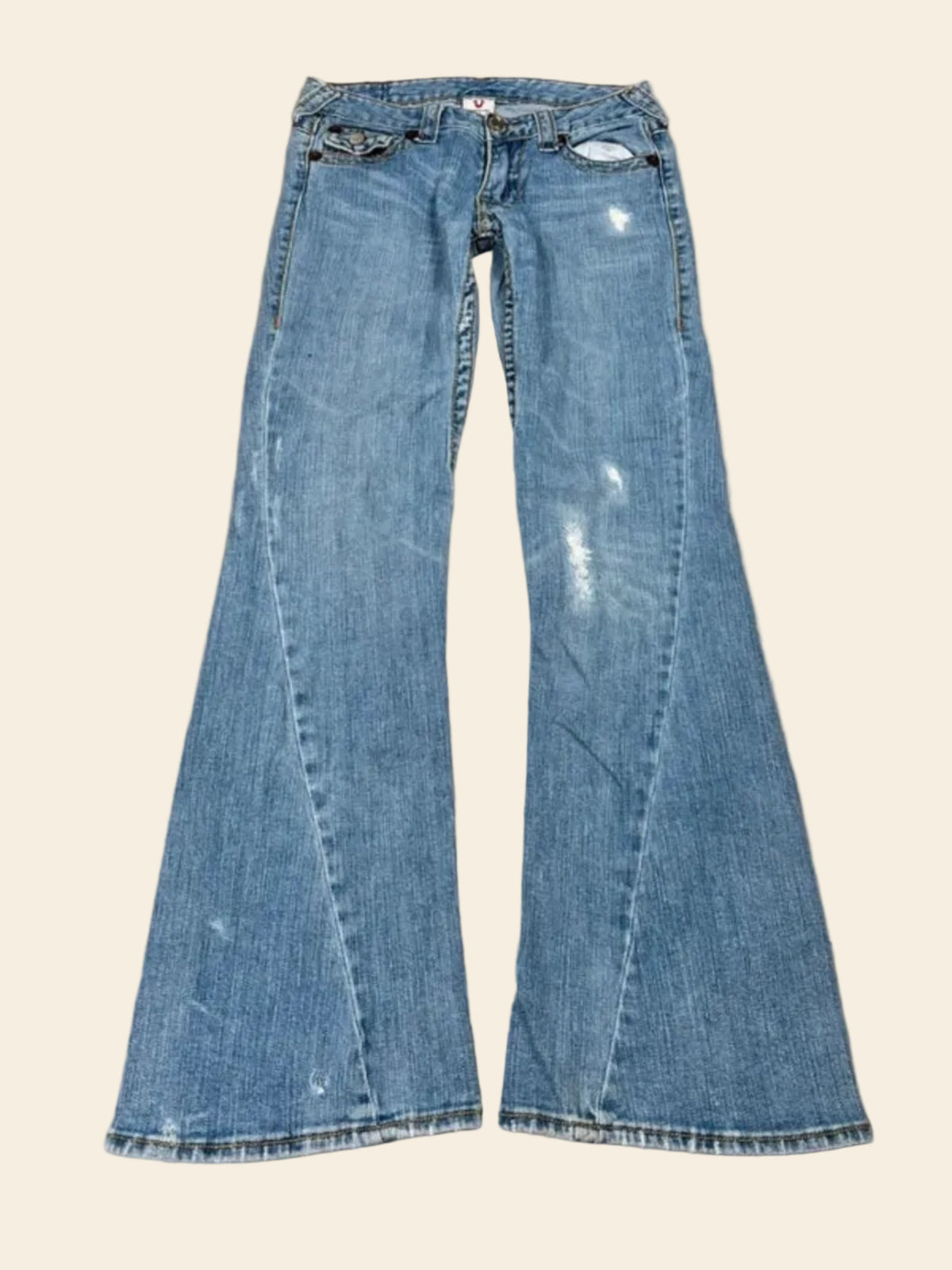 True Religion Low Waist Flare Bootcut Jeans · W25