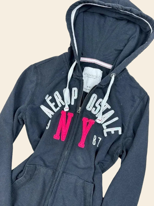 Aéropostale Zip-Hoodie Navy · M